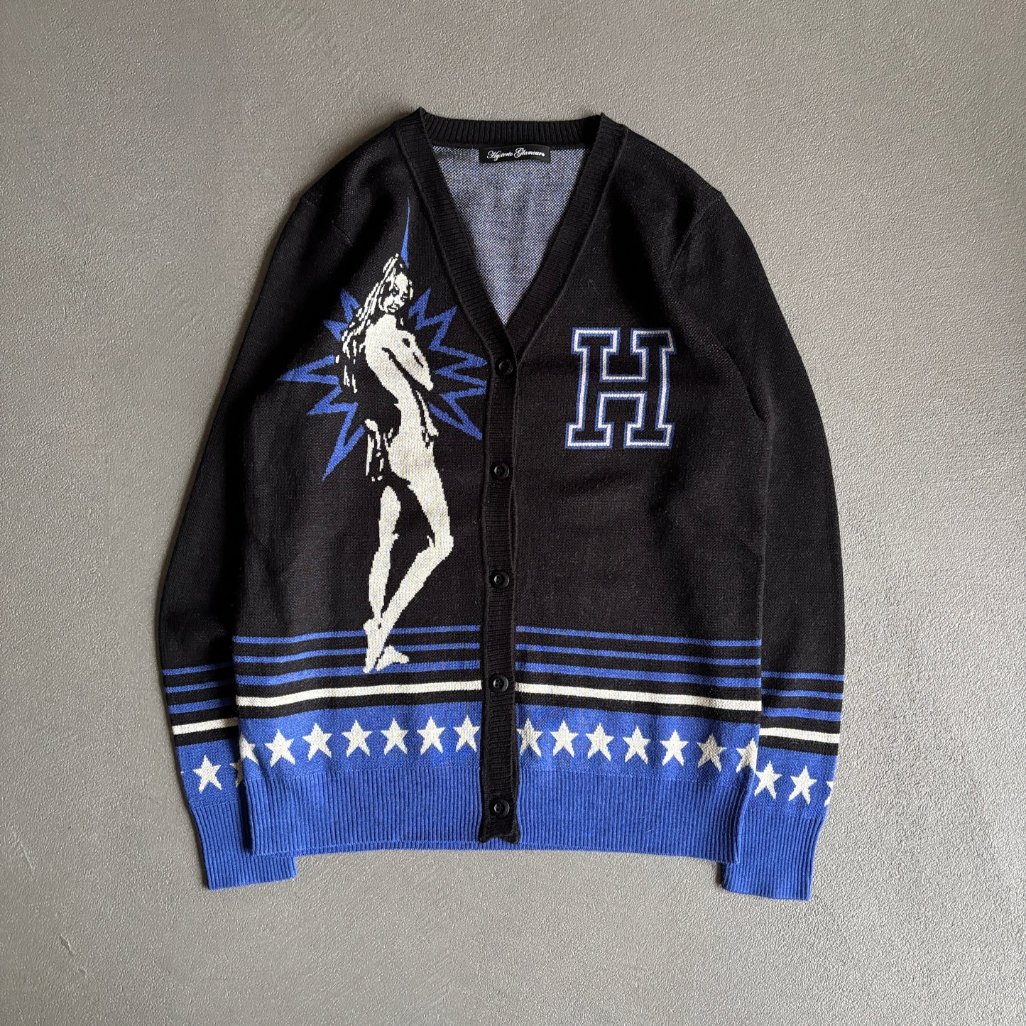 HYSTERIC GLAMOUR WOMAN GRAPHIC CARDIGAN [S]