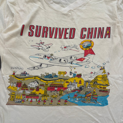 80S I SURVIVED CHINA TEE [L]