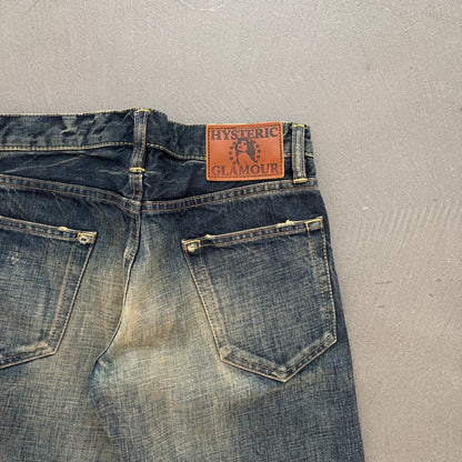 HYSTERIC GLAMOUR FADED STUDDED DENIM [W28]