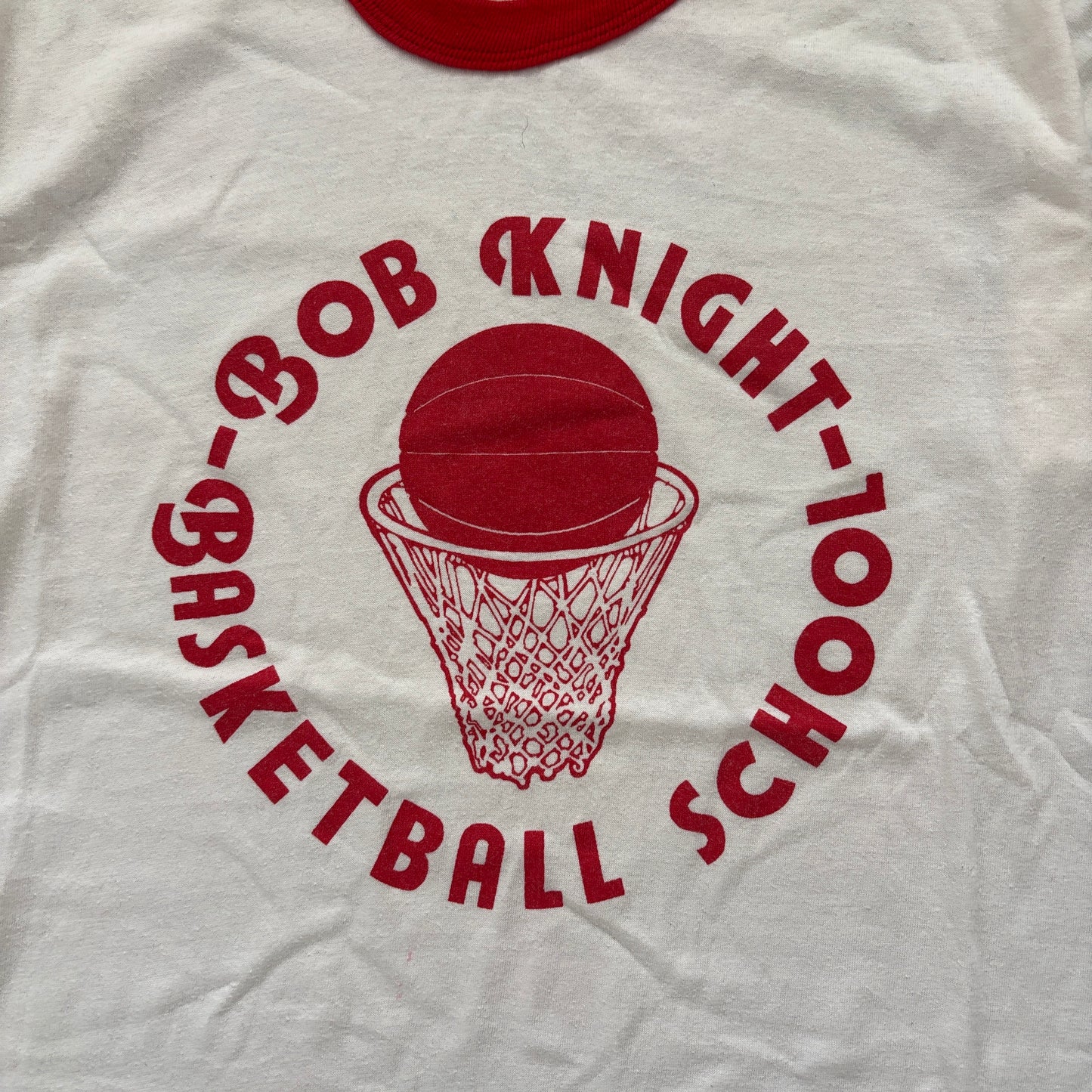 70S BOB KNIGHT BASKETBALL SCHOOL RINGER | VELVA SHEEN TAG [L]