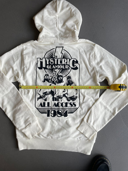 HYSTERIC GLAMOUR ZIP UP BLANC [M]