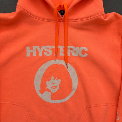 HYSTERIC GLAMOUR LOGO HOODIE ORANGE [M]