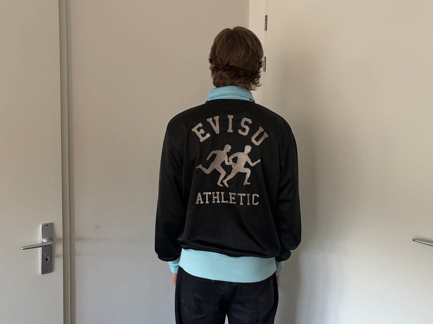 EVISU ATHLETIC ZIP-UP BLUE [XL]