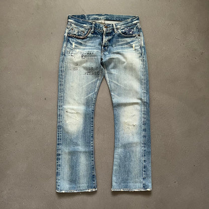 HYSTERIC GLAMOUR STUDDED SELVEDGE DENIM #38 [W30]