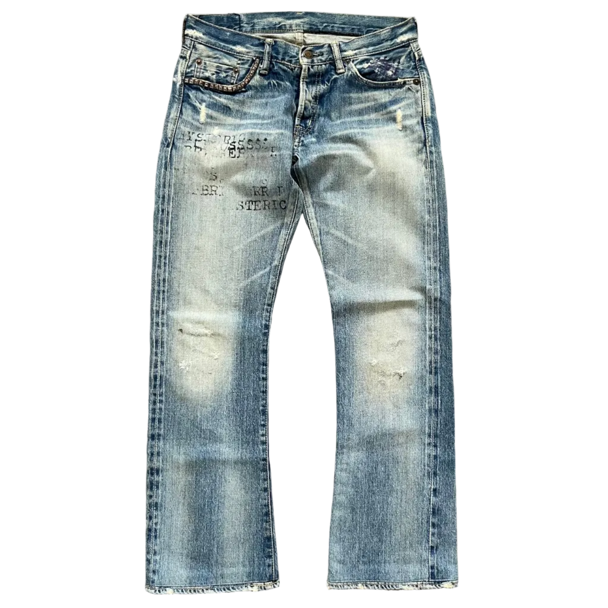 HYSTERIC GLAMOUR STUDDED SELVEDGE DENIM #38 [W30]
