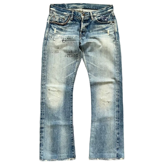 HYSTERIC GLAMOUR STUDDED SELVEDGE DENIM #38 [W30]