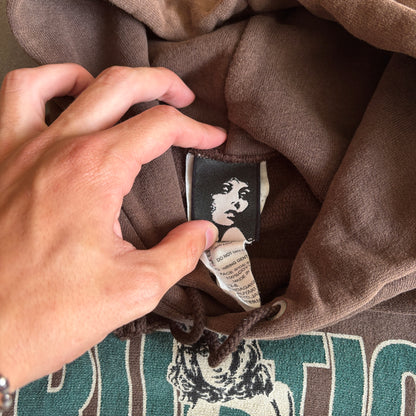 HYSTERIC GLAMOUR ERUPTION HOODIE BROWN [M]