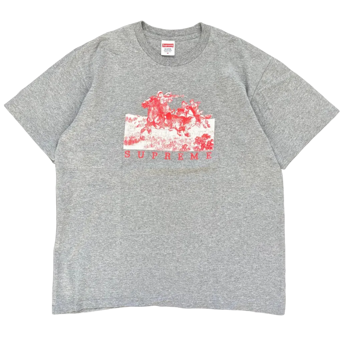 SS19 SUPREME RIDERS TEE GREY [M]