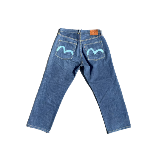 EVISU JEANS BLU GABBIANO [33x35]