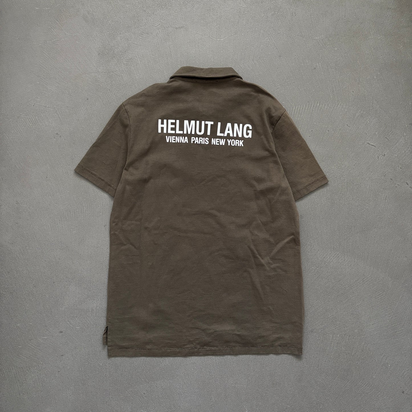 HELMUT LANG POLO OLIVE [M]