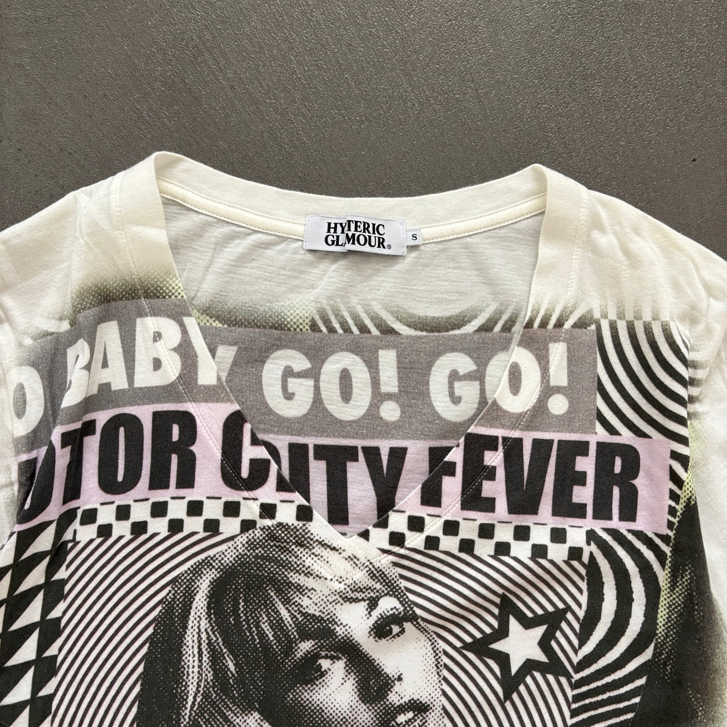 HYSTERIC GLAMOUR GO BABY GO TEE [S]