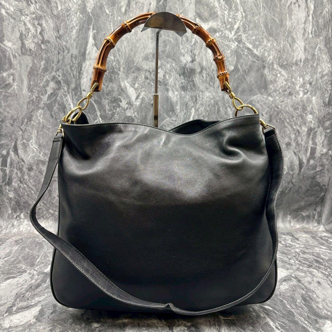 GUCCI BY TOM FORD BAMBOO LEATHER BAG