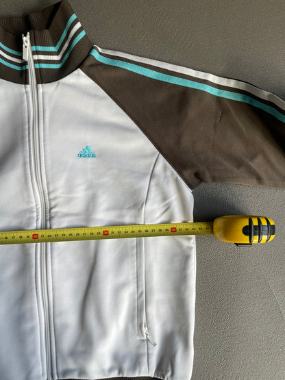 ADIDAS WHITE BROWN TRACKSUIT [XS]