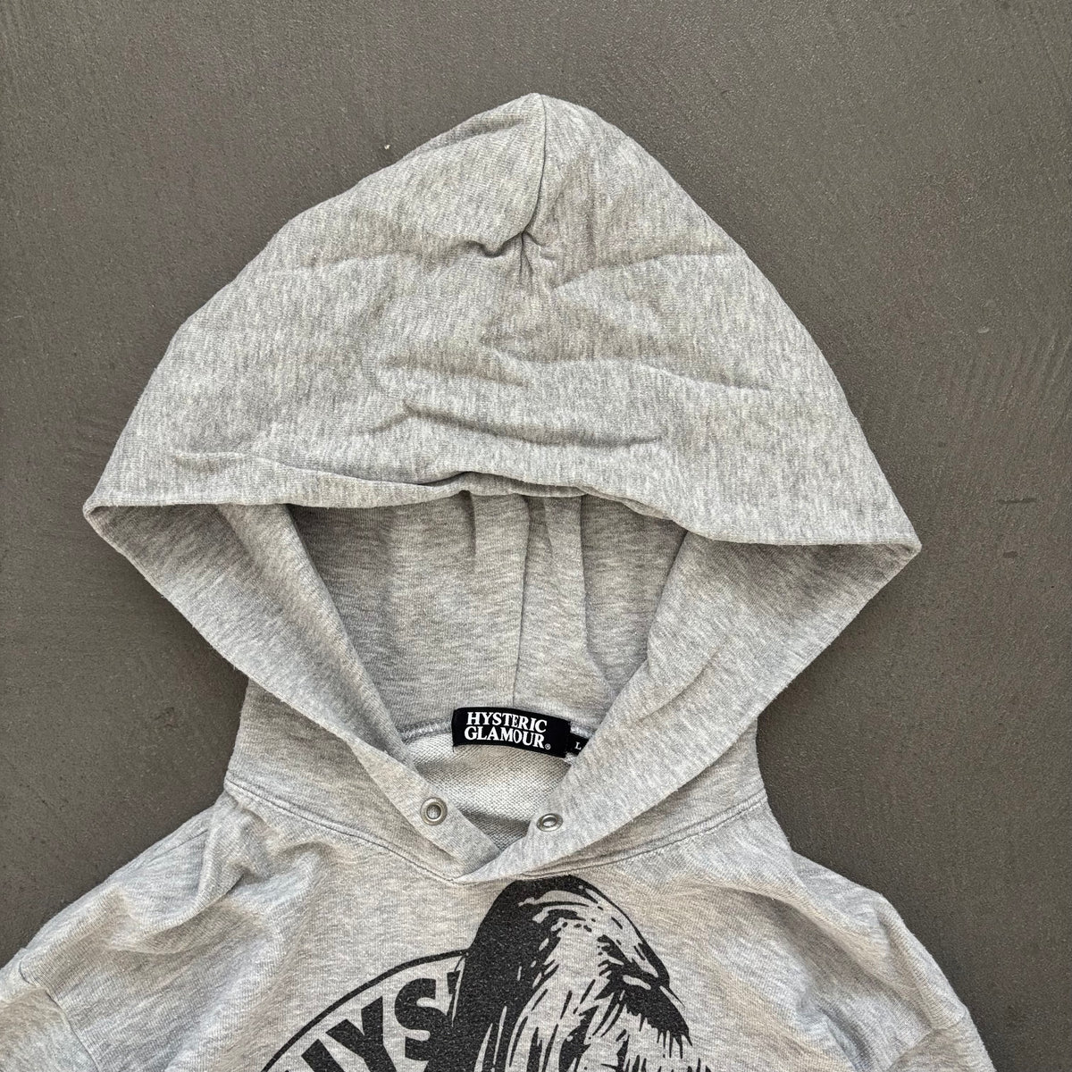 HYSTERIC GLAMOUR BODY LOGO HOODIE [L]