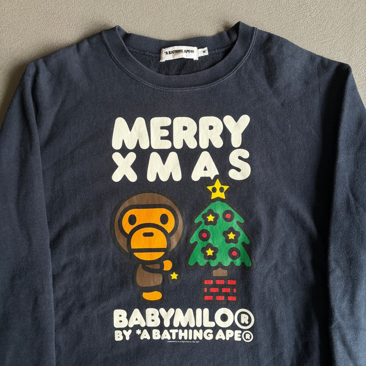 BAPE MERRY XMAS PULL MARINE [M]