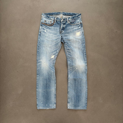 HYSTERIC GLAMOUR STUDDED SELVEDGE DENIM #2 [W32]
