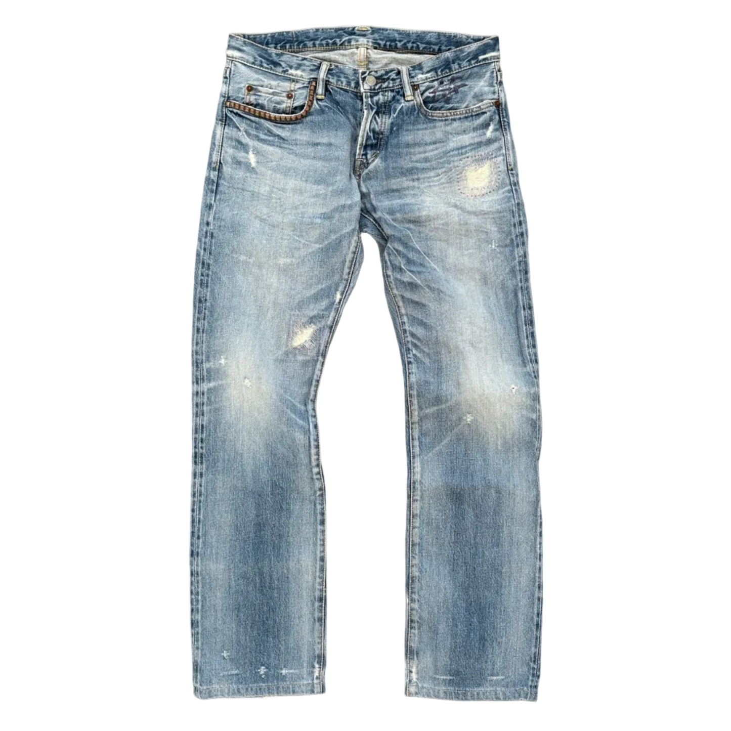 HYSTERIC GLAMOUR STUDDED SELVEDGE DENIM #2 [W32]
