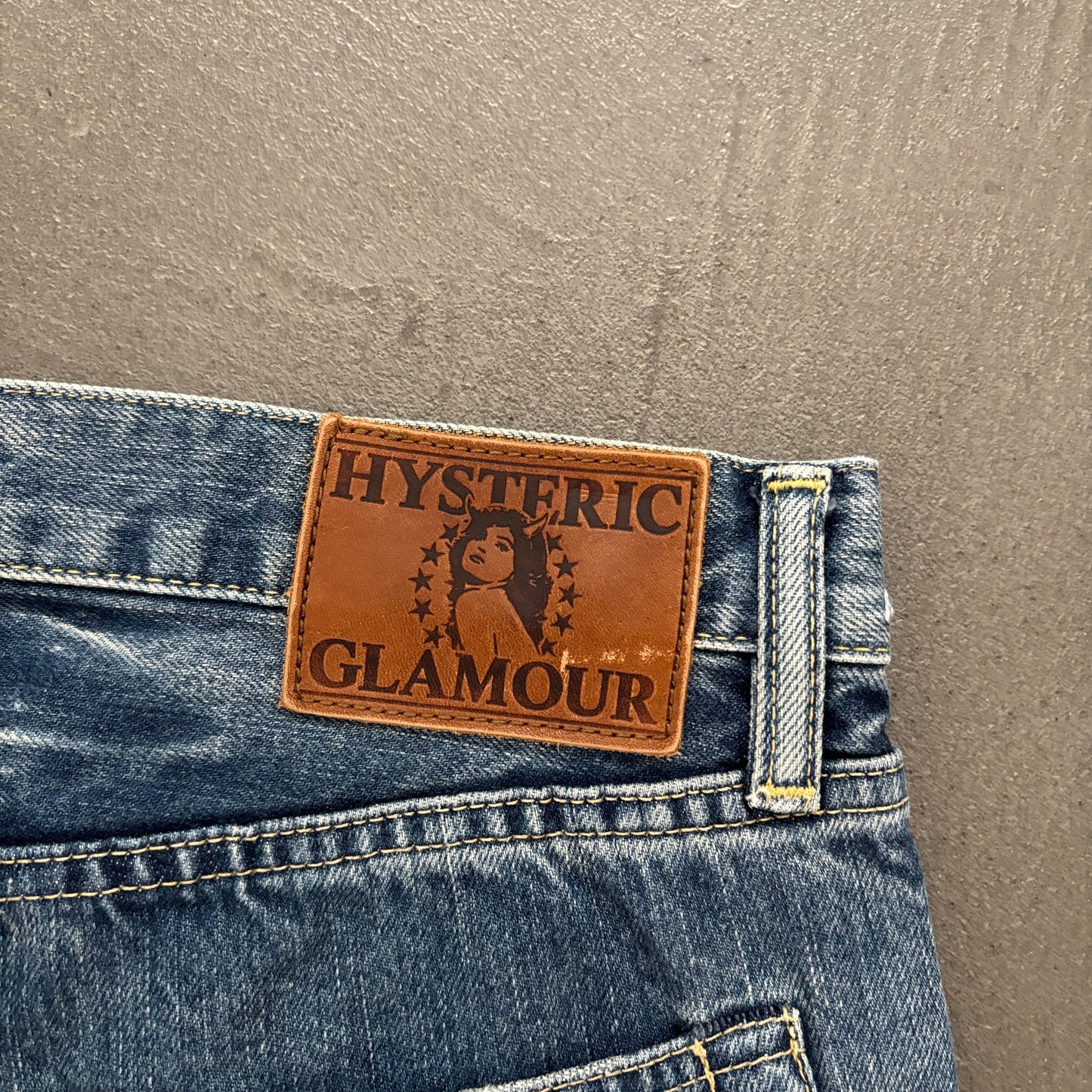 HYSTERIC GLAMOUR STUDDED SELVEDGE DENIM #16 [W34]