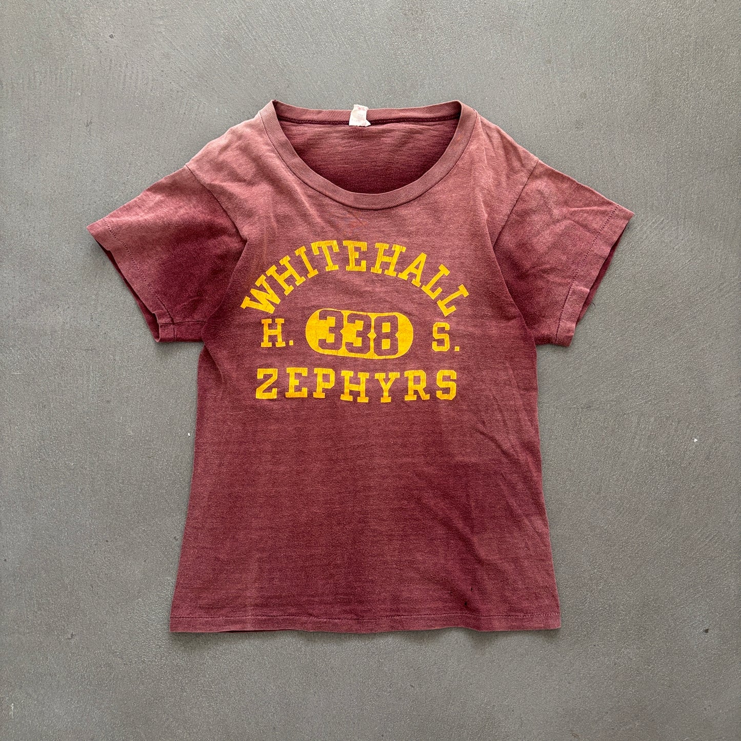 1960S WHITEHALL ZEPHYRS FADED TEE | CHAMPION TAG [S]