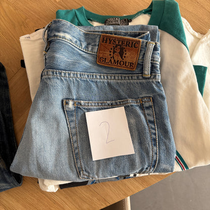 HYSTERIC GLAMOUR STUDDED SELVEDGE DENIM #2 [W32]