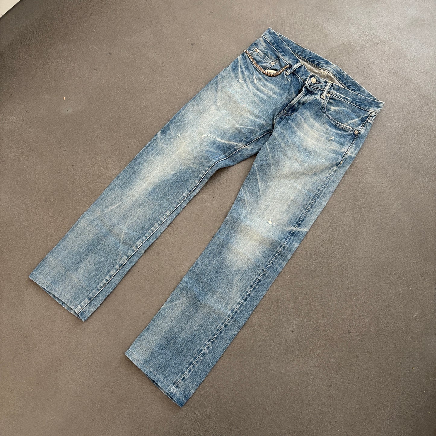 HYSTERIC GLAMOUR STUDDED SELVEDGE DENIM #8 [W30]