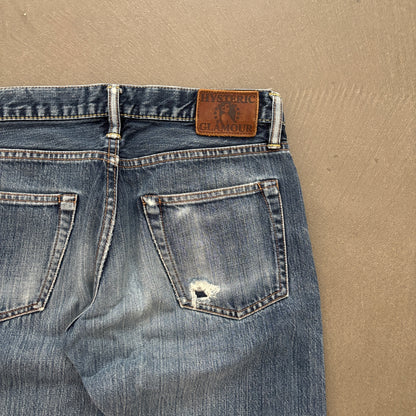 HYSTERIC GLAMOUR STUDDED SELVEDGE DENIM [W30]