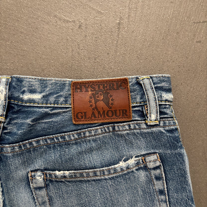 HYSTERIC GLAMOUR PEANUT STUDDED SELVEDGE DENIM #14 [W28]