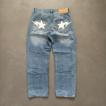 A BATHING APE BAPESTA JEANS [L]