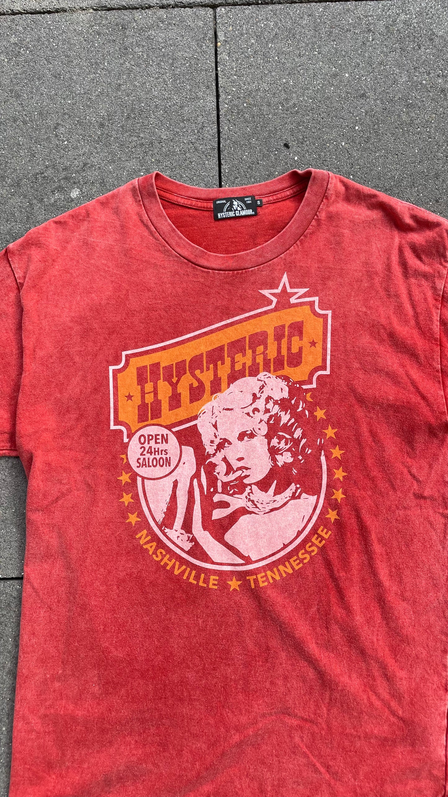 T-SHIRT HYSTERIC GLAMOUR ROUGE [M]