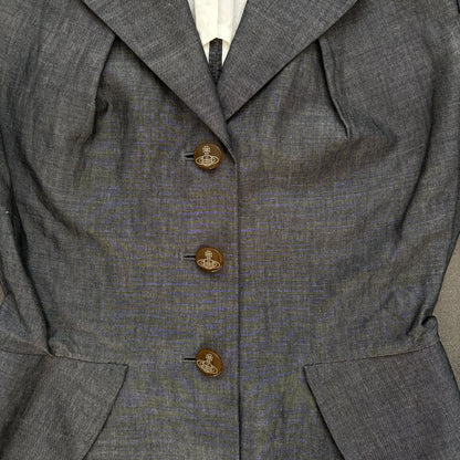 VIVIENNE WESTWOOD SUIT JACKET GREY [M]