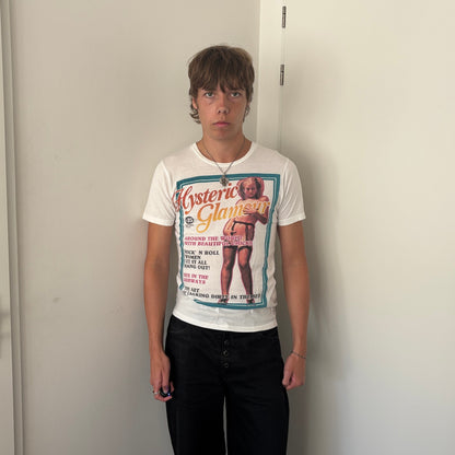 HYSTERIC GLAMOUR 25CENTS TEE WHITE [S]