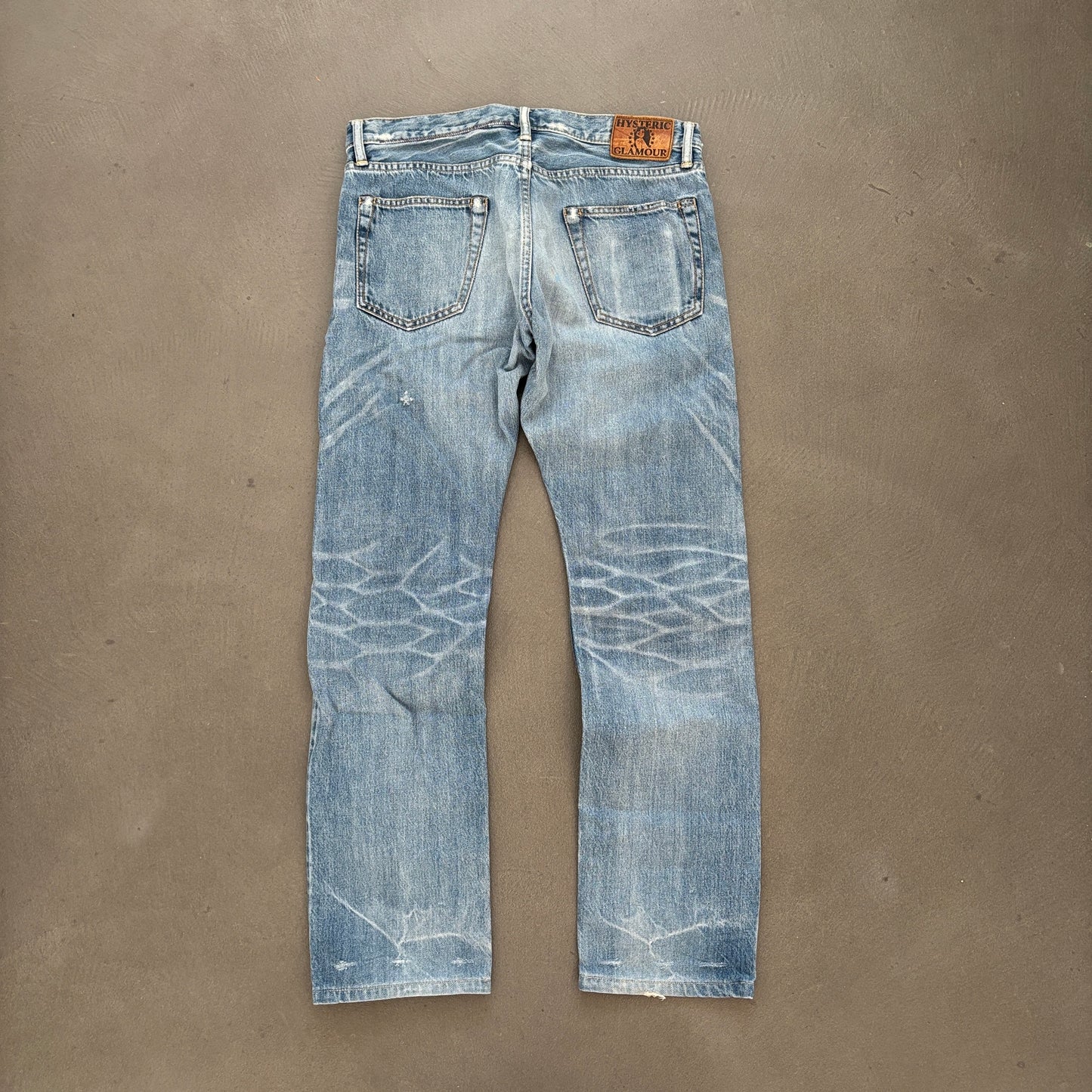 HYSTERIC GLAMOUR STUDDED SELVEDGE DENIM #2 [W32]