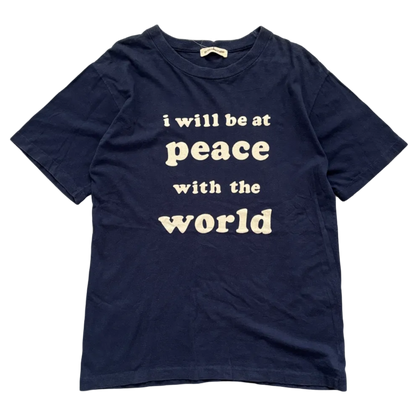90S I WILL BE AT PEACE TEXT TEE | BETH COMB TAG [M]