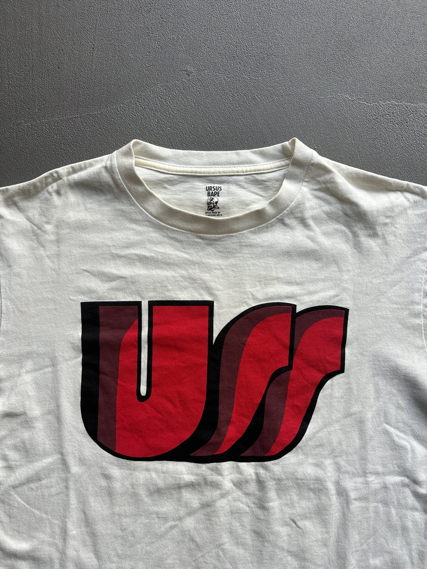 BAPE URSUS TEE WHITE [L]