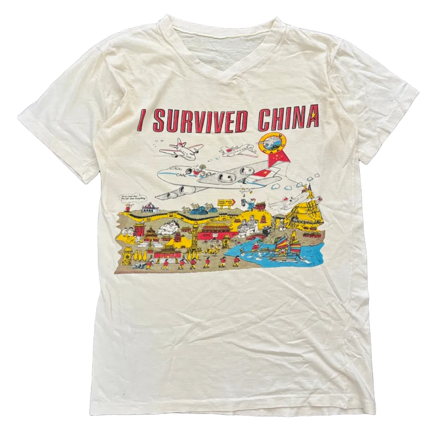 80S I SURVIVED CHINA TEE [L]