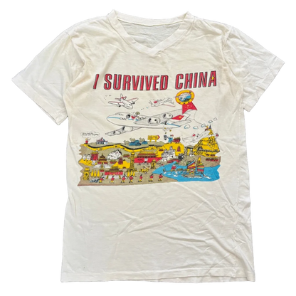 80S I SURVIVED CHINA TEE [L]