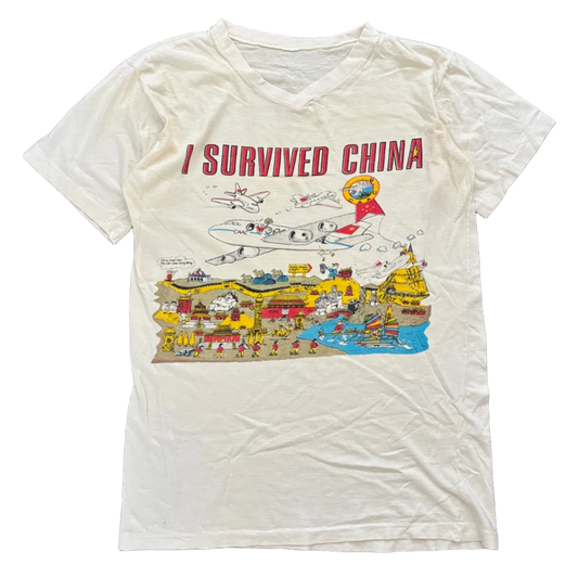 80S I SURVIVED CHINA TEE [L]
