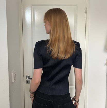 ISSEY MIYAKE PLEATS PLEASE TOP NAVY [S]