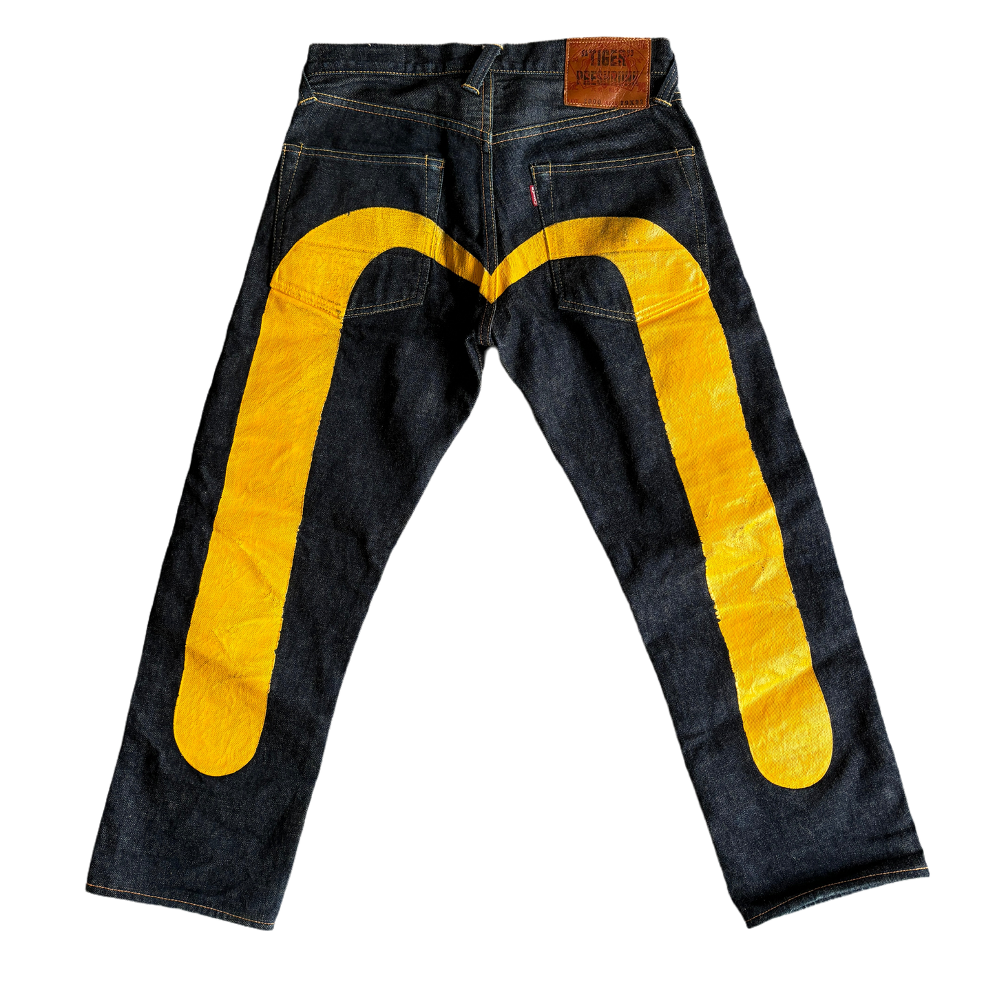 JEANS EVISU INDIGO GIALLO DIACOCK [W29]