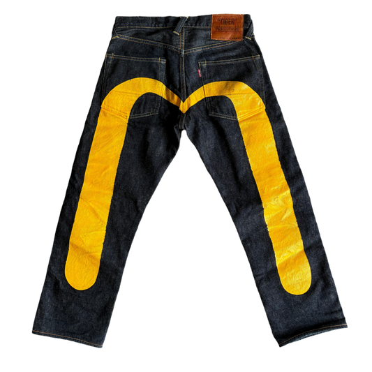 JEANS EVISU INDIGO GIALLO DIACOCK [W29]