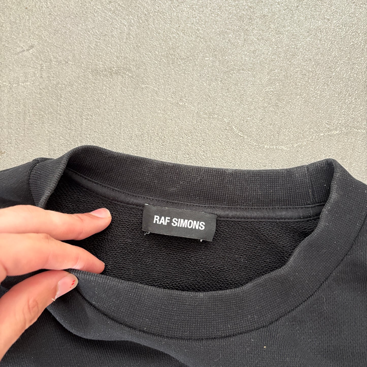 SS16 RAF SIMONS ISOLATED HEROES SWEATER [S]
