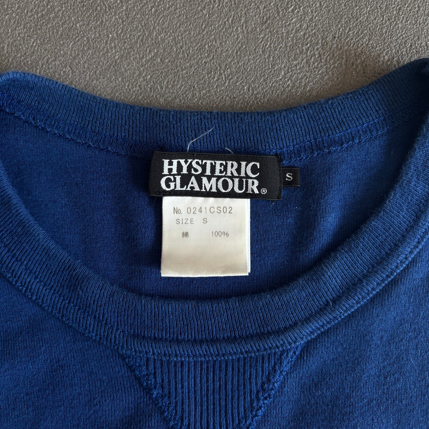 HYSTERIC GLAMOUR MORE FUN WOOL TEE [S]