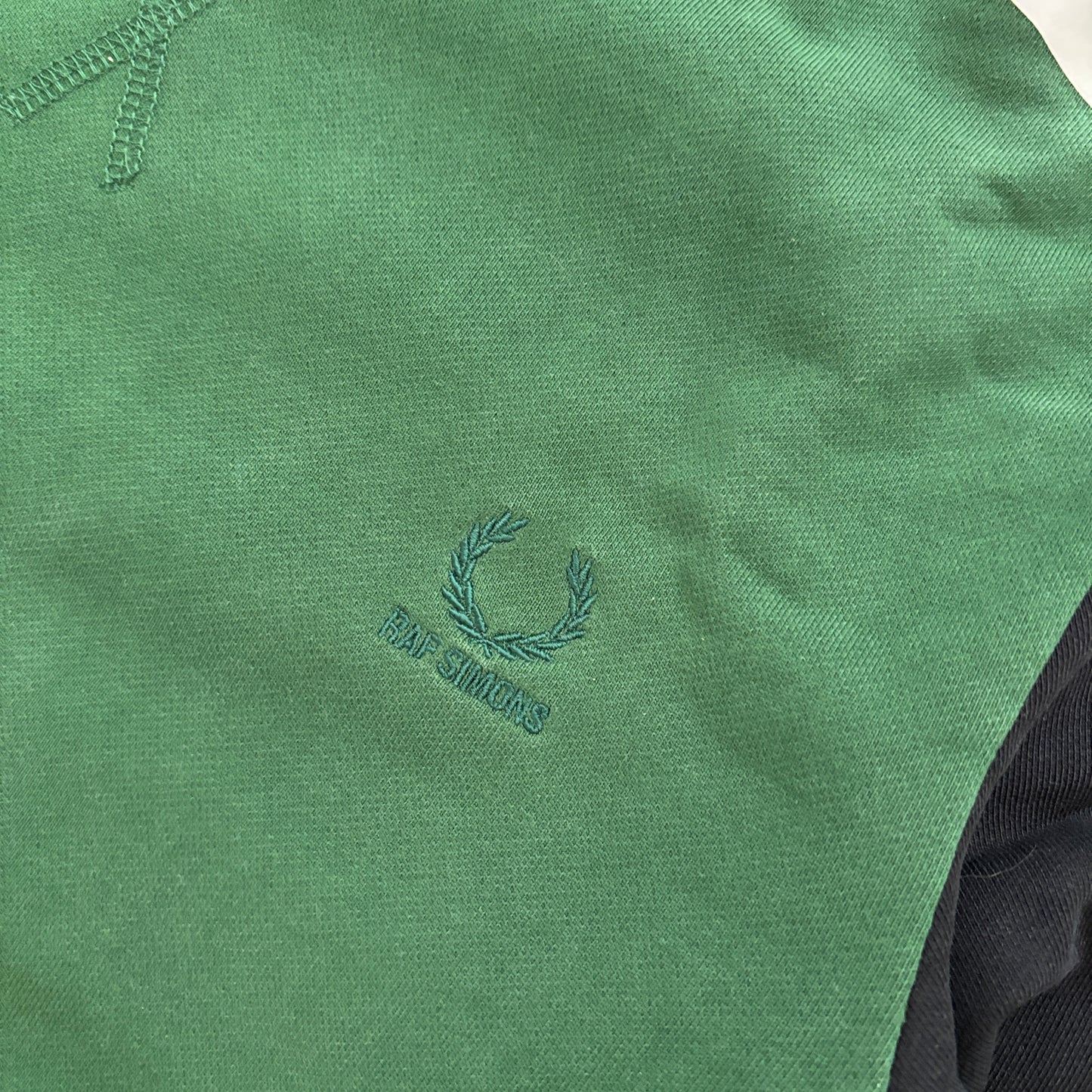 RAF SIMONS X FRED PERRY SWEATER GREEN [M]