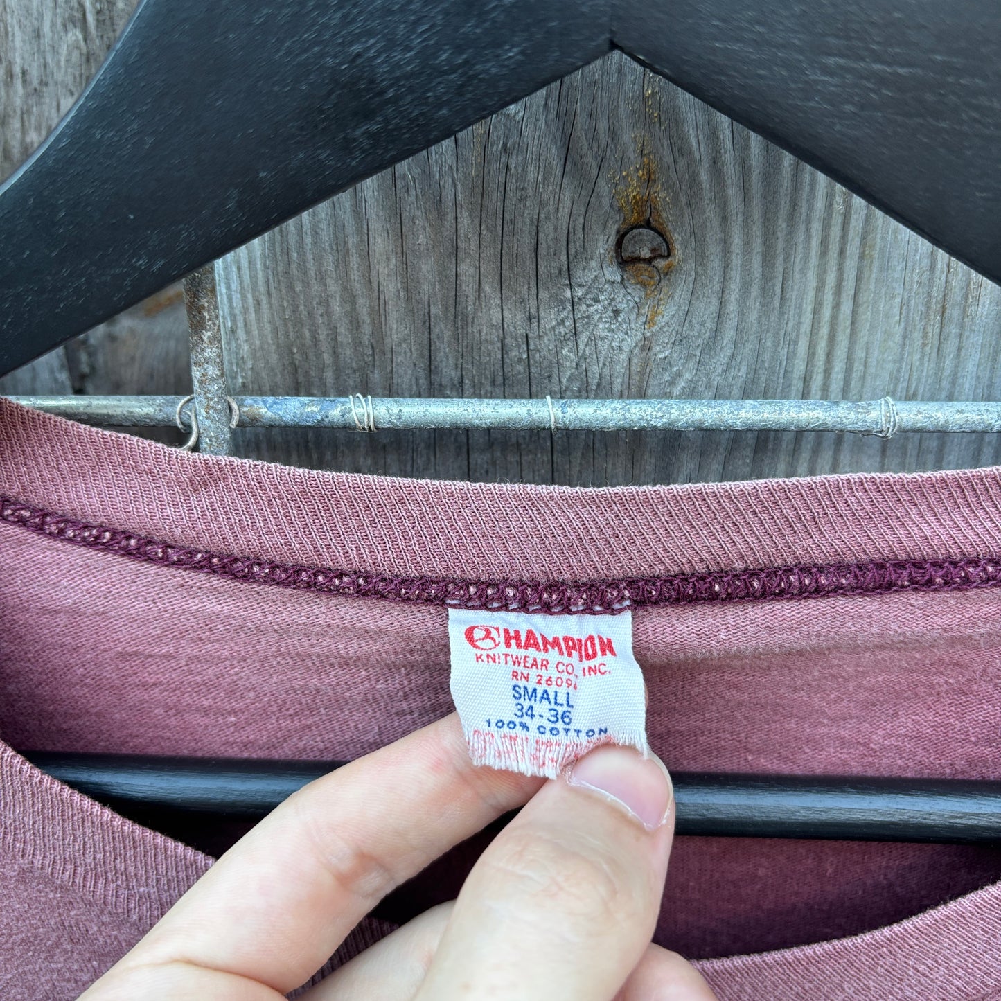 1960S WHITEHALL ZEPHYRS FADED TEE | CHAMPION TAG [S]