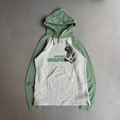 HYSTERIC GLAMOUR HYSTERIC GROUPIE HOODIE GREEN [S]