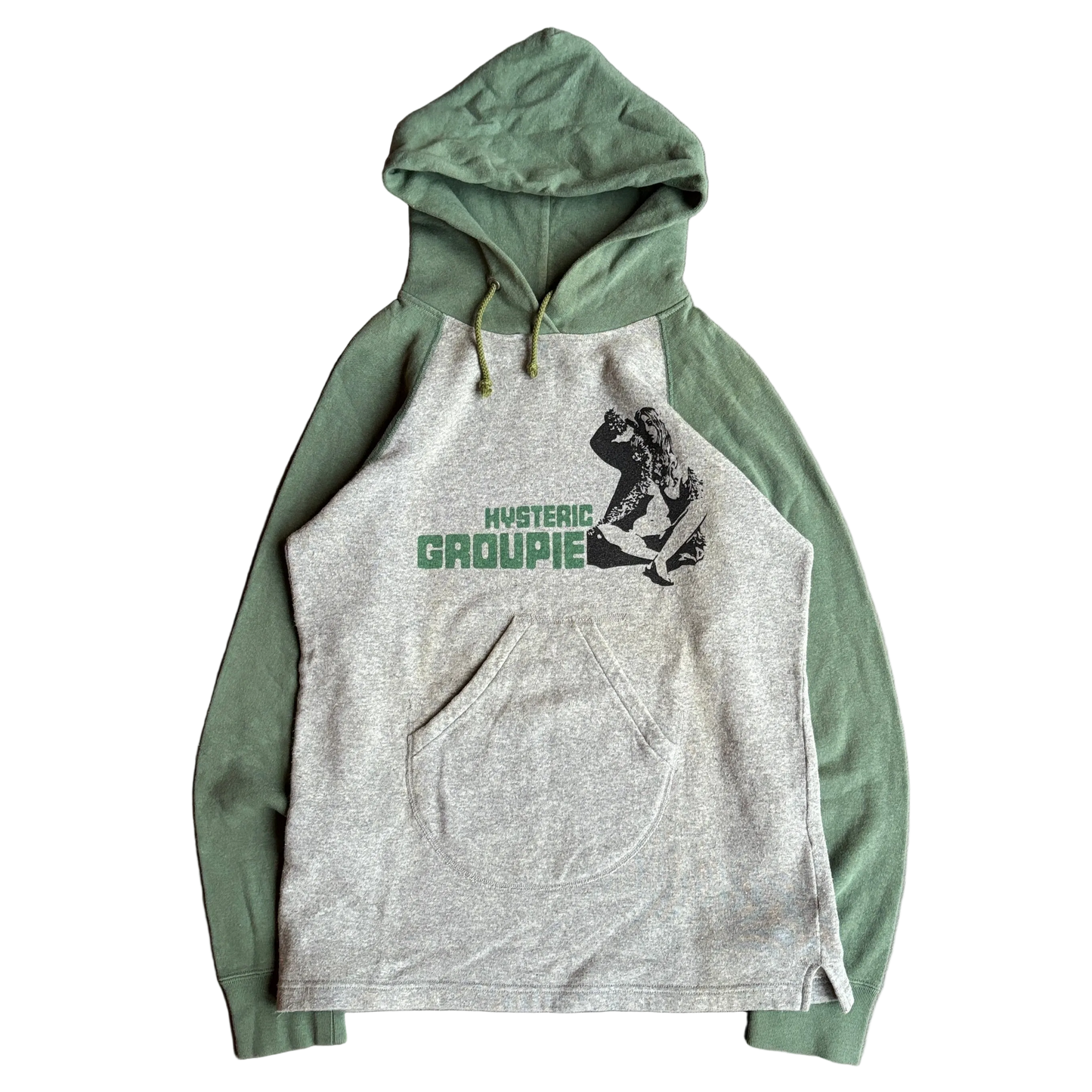 HYSTERIC GLAMOUR HYSTERIC GROUPIE HOODIE GREEN [S]