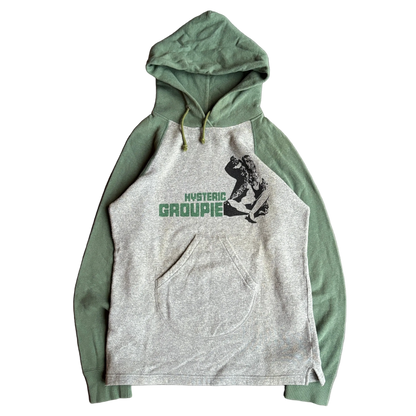HYSTERIC GLAMOUR HYSTERIC GROUPIE HOODIE GREEN [S]