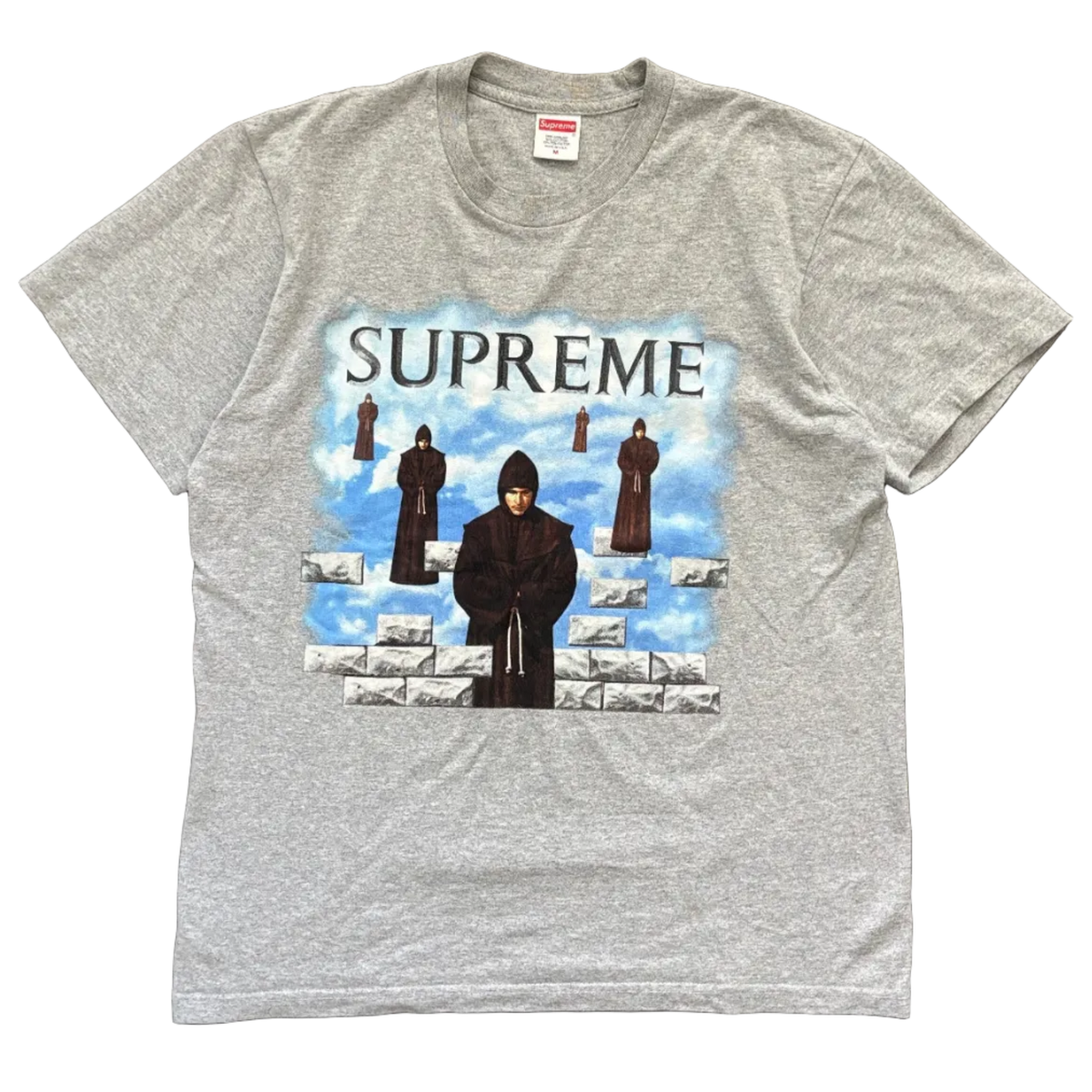 FW19 SUPREME LEVITATION TEE GREY [M]