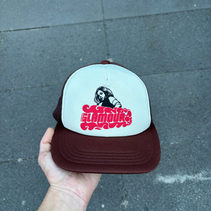 HYSTERIC GLAMOUR FIRE SPELLOUT CAP