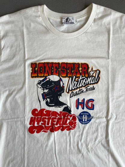 HYSTERIC GLAMOUR LONE STAR TEE BLANC [L]